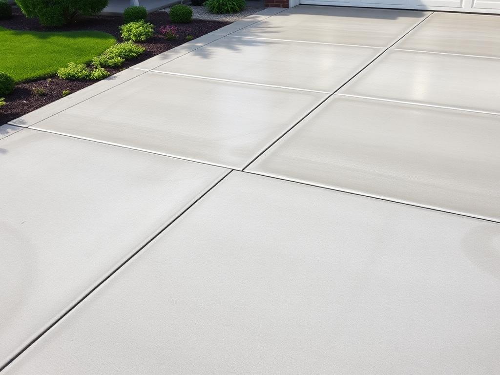 Driveway after